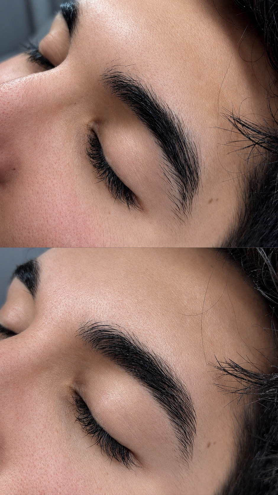 Resultado de laminado de cejas de Alejandra Nails